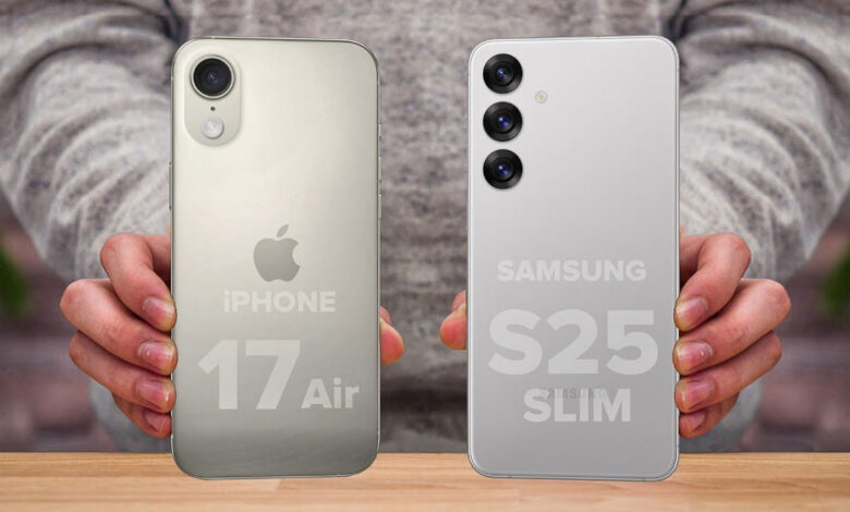 Galaxy S25 Slim VS iPhone 17 Air 2