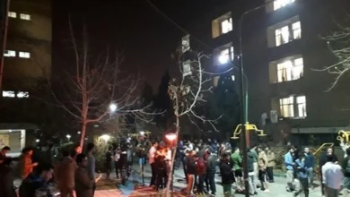 Last nights events in Karaj 1