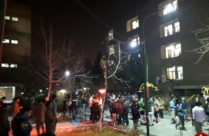 Last nights events in Karaj 1
