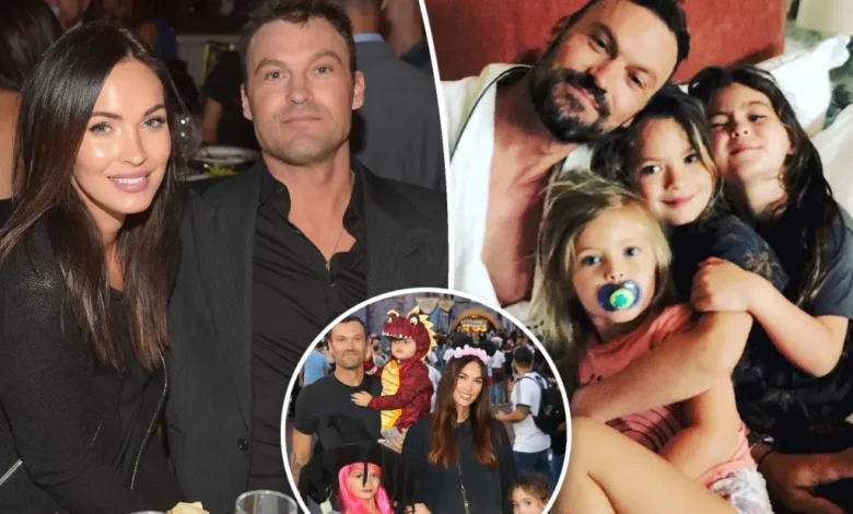 brian austin green megan fox coparenting