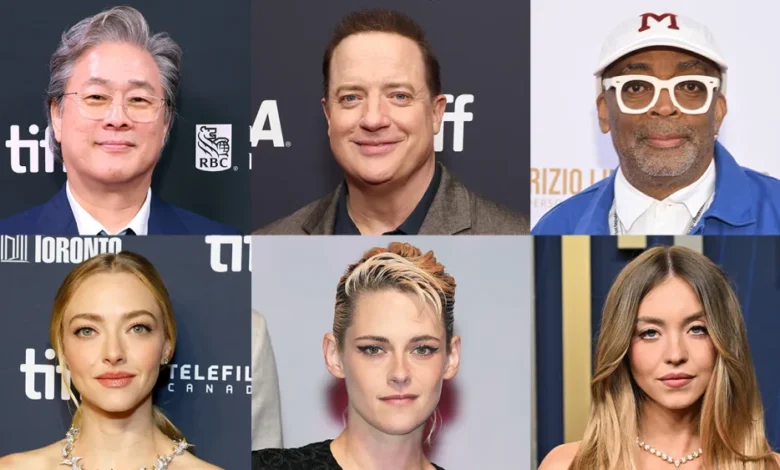Park Chan wook Brendan Fraser Spike Lee Amanda Seyfried Kristen Stewart Sydney Sweeney Split Getty H 2025