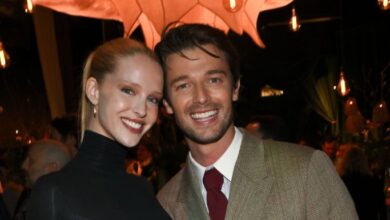 abby champion patrick schwarzenegger at the white lotus news photo 1740840865
