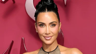 kim k reacts hair