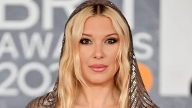 Millie Bobby Brown Silver Dress Brit Awards 2025 3