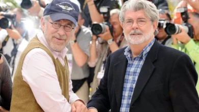 Steven Spielberg and George Lucas