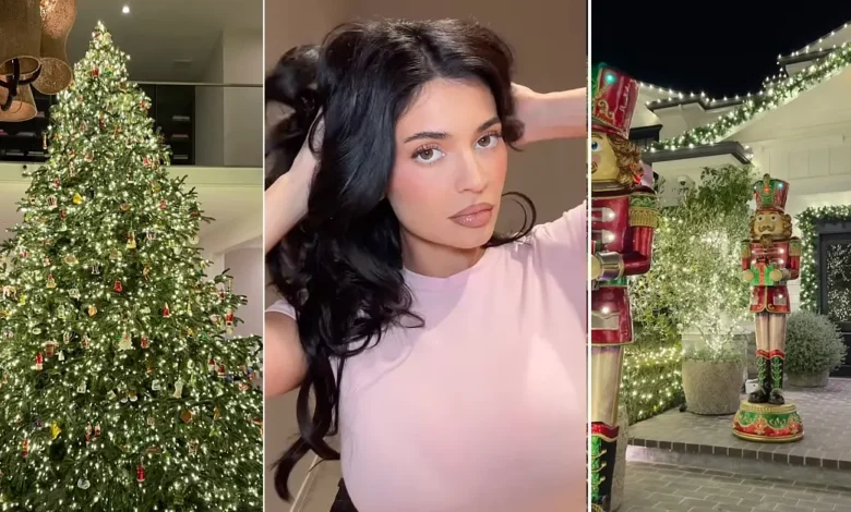 kylie jenner wasteful christmas decoration more eco friendly pp 1733350016173