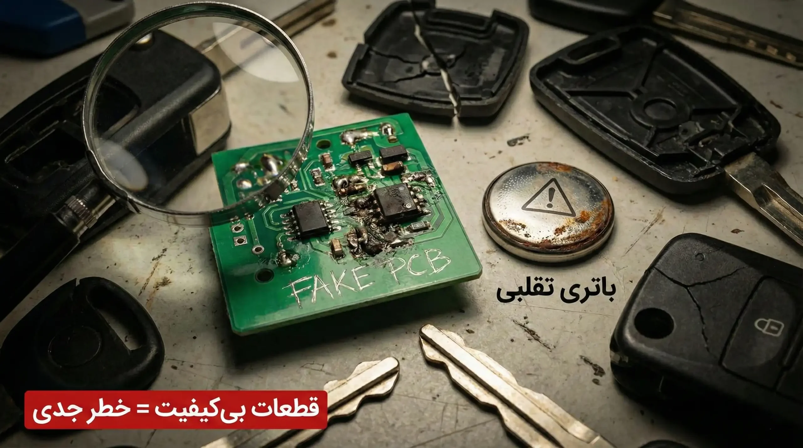 ریموتها و قابهای سوئیچ تقلبی (فیک)