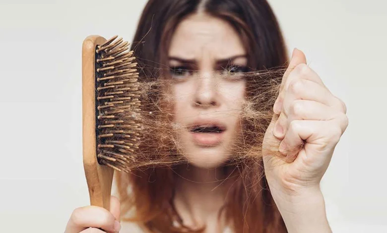 hair loss due to stress cyspersa