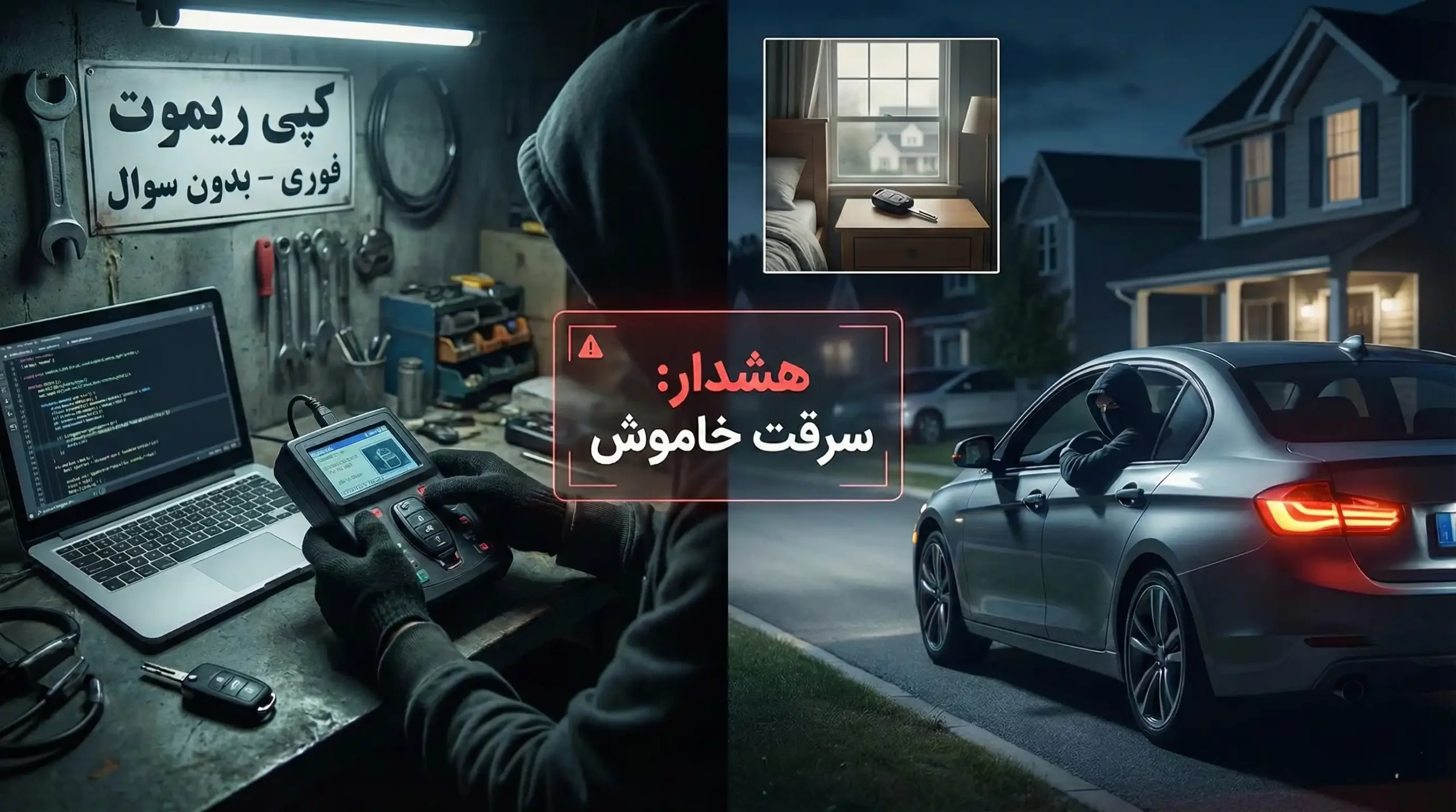 خطرات پنهان کپی ریموت ماشین در مراکز غیرمجاز؛ مراقب سرقت خاموش باشید!