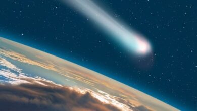 city size comet headed toward earth