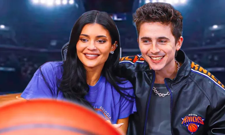 Timothee Chalamet Kylie Jenner booed at Knicks Cavs Game 4