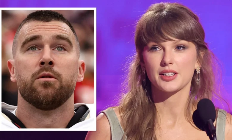Taylor Swift with Travis Kelce