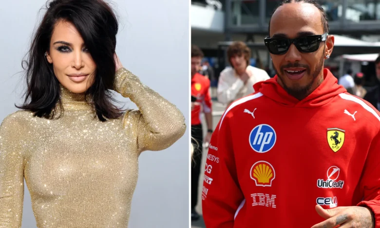 kim kardashian lewis hamilton