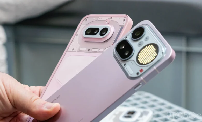 nothing phone 4a series pink