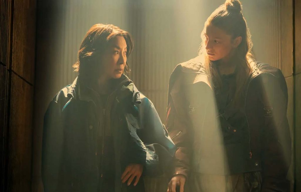 Michelle Yeoh as Olwen and Hunter Schafer as Cora in Blade Runner 2099 Credit Clay Enos for Prime760 07172026 3b2f35bd1e504dda8f381cd29448e6fb 1024x652 1