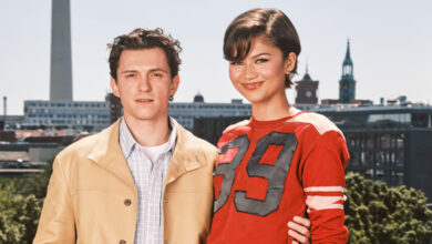 Tom Holland Zendaya SPIDER MAN BRAND NEW DAY Berlin Photo Call Red Carpet Fashion Tom Lorenzo Site 1