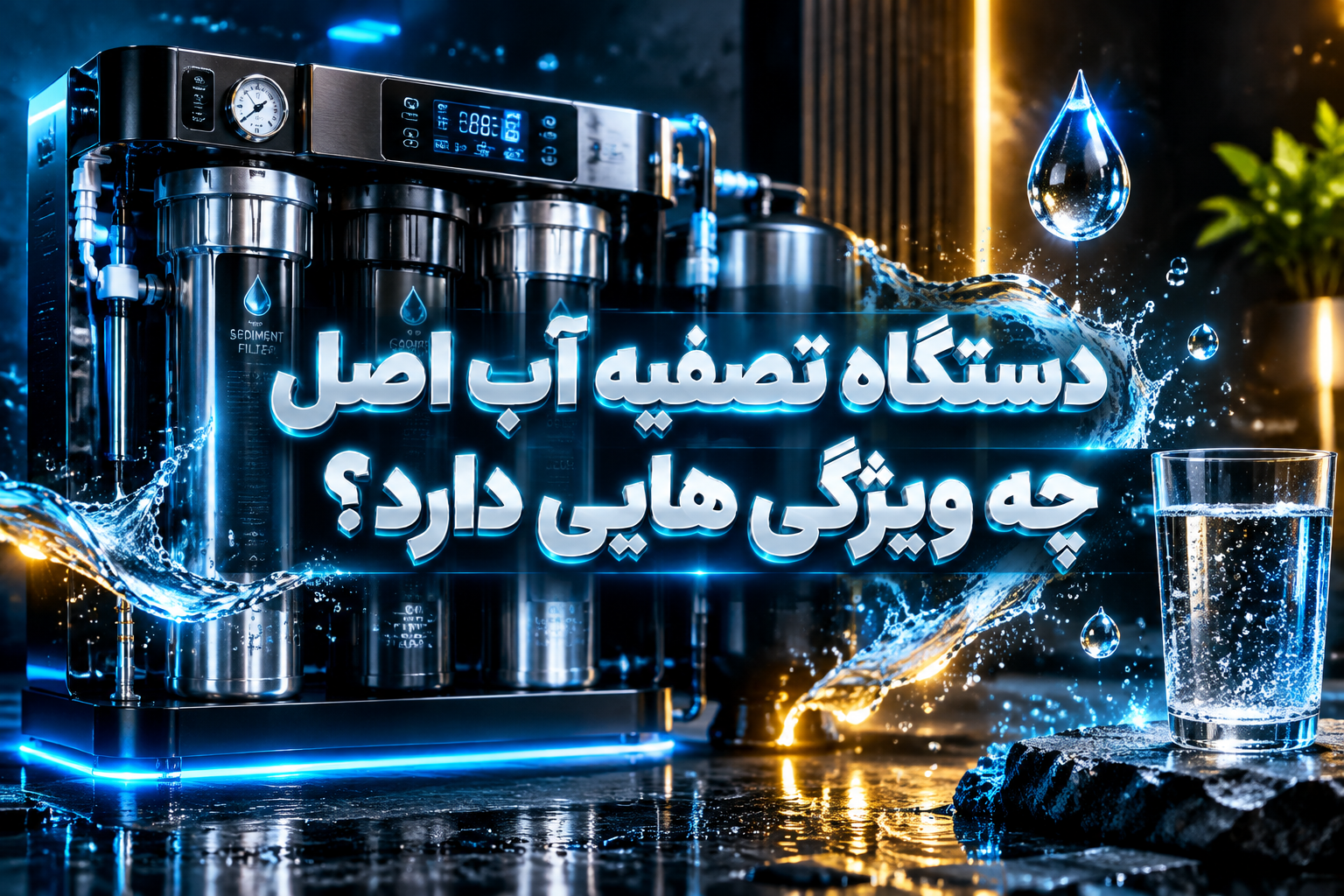 دستگاه تصفیه آب اصل چه ویژگی هایی دارد؟