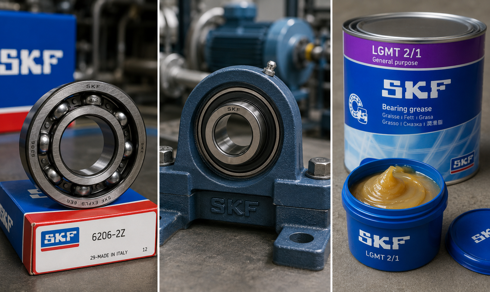 بلبرینگ SKF انتخاب اول صنایع برای عملکرد مطمئن و طول عمر بالا