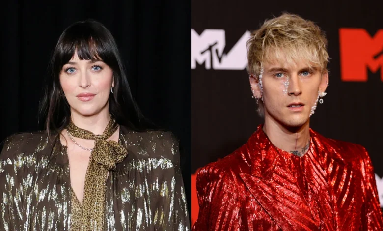 dakota johnson machine gun kelly romance rumors