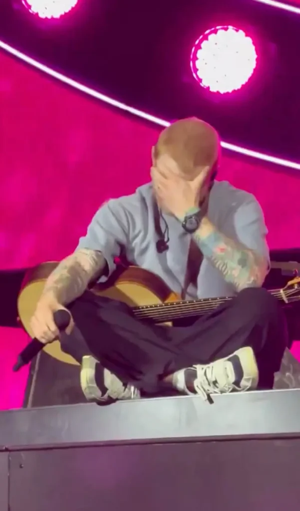 ed sheeran tears concert philadelphia 141810100