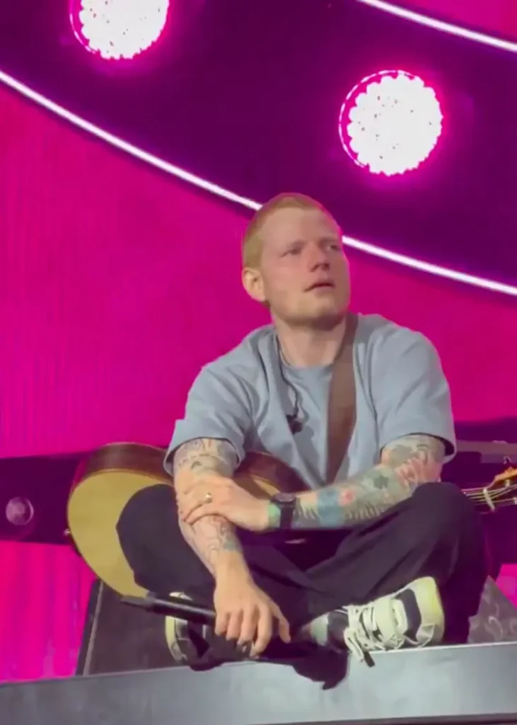 ed sheeran tears concert philadelphia 141810120